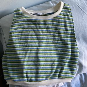 ZARA SIZE LARGE VINTAGE KNIT TANK.